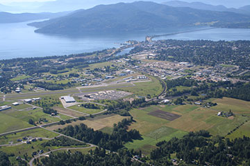 Sandpoint, Idaho Aerial View